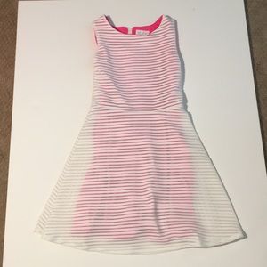 White and pink dress
